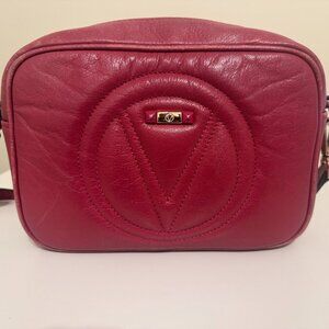 Valentino by Mario Valentino Mia Leather Camera Crossbody Bag